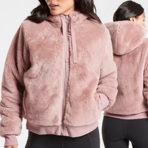 Athleta Ritual Jacket Dogwood Mauve Size M